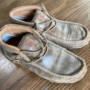 Twisted X shoes with some wear . Still in great shape.